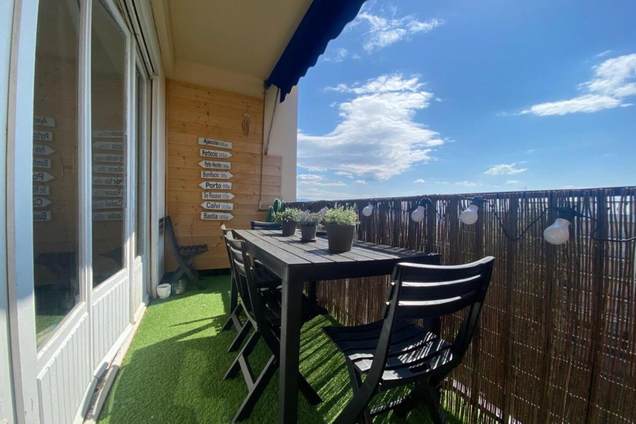 Apartamento Vue Mer Au Carre D'Or De Ajaccio - Parking, Wifi Exterior foto